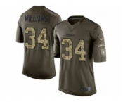 nike youth nfl jerseys pittsburgh steelers #34 williams army green[nike Limited Salute To Service][williams]