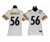 nike youth nfl jerseys pittsburgh steelers #56 woodley white[nike]