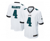Men Nike Philadelphia Eagles #4 Jake Elliott Game White NFL Jersey