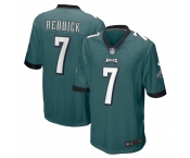 Men Philadelphia Eagles #7 Reddick Game Midnight Green Team Color Football Jersey
