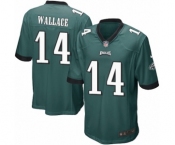 Men's Nike Philadelphia Eagles #14 Mike Wallace Game Midnight Green Team Color NFL Jersey