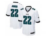 Men's Nike Philadelphia Eagles #22 Sidney Jones Game White NFL Jersey