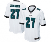 Men's Nike Philadelphia Eagles #27 Malcolm Jenkins Game White NFL Jersey