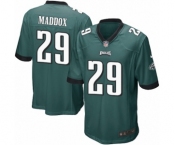 Men's Nike Philadelphia Eagles #29 Avonte Maddox Game Midnight Green Team Color NFL Jersey