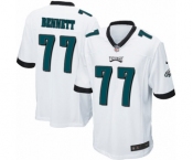 Men's Nike Philadelphia Eagles #77 Michael Bennett Game White NFL Jersey