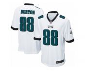 Men's Nike Philadelphia Eagles #88 Trey Burton Game White NFL Jersey
