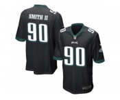 Men's Nike Philadelphia Eagles #90 Marcus Smith II Game Black Alternate NFL Jersey
