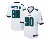 Men's Nike Philadelphia Eagles #90 Marcus Smith II Game White NFL Jersey