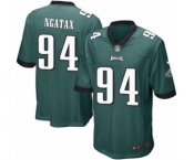 Men's Nike Philadelphia Eagles #94 Haloti Ngata Game Midnight Green Team Color NFL Jersey