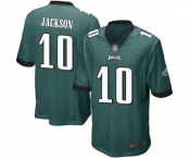 Men's Philadelphia Eagles #10 DeSean Jackson Game Midnight Green Team Color Football Jersey
