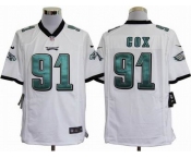 nike nfl jerseys philadelphia eagles #91 cox white[game]