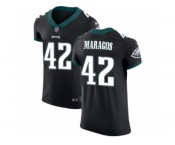 Men Nike Philadelphia Eagles #42 Chris Maragos Black Vapor Untouchable Elite Player NFL Jersey