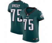 Men's Nike Philadelphia Eagles #75 Josh Sweat Midnight Green Team Color Vapor Untouchable Elite Player NFL Jersey