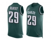 Men Nike Philadelphia Eagles #29 LeGarrette Blount Limited Midnight Green Player Name & Number Tank Top NFL Jersey Men Nike Philadelphia Eagles #29 LeGarrette Blount Limited Midnight Green Player Name & Number Tank Top NFL Jersey