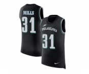 Men Nike Philadelphia Eagles #31 Jalen Mills Black Rush Player Name & Number Tank Top NFL Jersey Men Nike Philadelphia Eagles #31 Jalen Mills Black Rush Player Name & Number Tank Top NFL Jersey