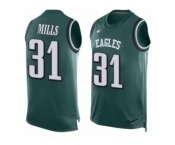 Men Nike Philadelphia Eagles #31 Jalen Mills Limited Midnight Green Player Name & Number Tank Top NFL Jersey Men Nike Philadelphia Eagles #31 Jalen Mills Limited Midnight Green Player Name & Number Tank Top NFL Jersey