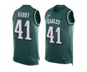 Men Nike Philadelphia Eagles #41 Ronald Darby Limited Midnight Green Player Name & Number Tank Top NFL Jersey Men Nike Philadelphia Eagles #41 Ronald Darby Limited Midnight Green Player Name & Number Tank Top NFL Jersey