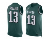 Men's Nike Philadelphia Eagles #13 Mack Hollins Limited Midnight Green Player Name & Number Tank Top NFL Jersey