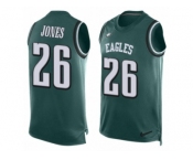 Men's Nike Philadelphia Eagles #26 Sidney Jones Limited Midnight Green Player Name & Number Tank Top NFL Jersey