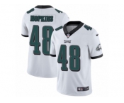 Men's Nike Philadelphia Eagles #48 Wes Hopkins Vapor Untouchable Limited White NFL Jersey
