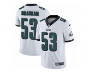 Men's Nike Philadelphia Eagles #53 Nigel Bradham Vapor Untouchable Limited White NFL Jersey