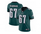 Men's Nike Philadelphia Eagles #67 Chance Warmack Vapor Untouchable Limited Midnight Green Team Color NFL Jersey