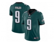 Men's Nike Philadelphia Eagles #9 Nick Foles Vapor Untouchable Limited Midnight Green Team Color NFL Jersey