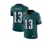 Men's Philadelphia Eagles #13 Devon Allen Green Vapor Untouchable Limited Stitched Jersey