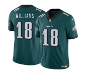 Men's Philadelphia Eagles #18 Avery Williams Green 2024 New F.U.S.E. Vapor Untouchable Limited Football Stitched Jersey