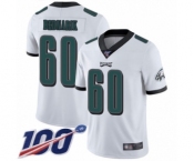 Men's Philadelphia Eagles #60 Chuck Bednarik White Vapor Untouchable Limited Player 100th Season Football Jersey