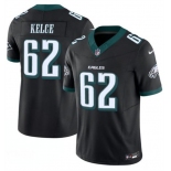 Men's Philadelphia Eagles #62 Jason Kelce Black 2024 F.U.S.E. Vapor Untouchable Limited Football Stitched Jersey