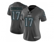 Women Nike Philadelphia Eagles #17 Harold Carmichael Gray Static NFL Vapor Untouchable Limited Jersey