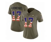 Women Nike Philadelphia Eagles #17 Harold Carmichael Limited Olive USA Flag 2017 Salute to Service NFL Jersey Women Nike Philadelphia Eagles #17 Harold Carmichael Limited Olive USA Flag 2017 Salute to Service NFL Jersey