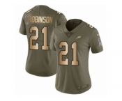 Women Nike Philadelphia Eagles #21 Patrick Robinson Limited Olive Gold 2017 Salute to Service NFL Jersey Women Nike Philadelphia Eagles #21 Patrick Robinson Limited Olive Gold 2017 Salute to Service NFL Jersey