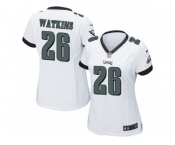 Women Nike Philadelphia Eagles #26 Jaylen Watkins Game White NFL Jersey