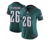 Women Nike Philadelphia Eagles #26 Jaylen Watkins Midnight Green Team Color Vapor Untouchable Limited Player NFL Jersey