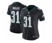 Women Nike Philadelphia Eagles #31 Jalen Mills Black Alternate Vapor Untouchable Limited Player NFL Jersey