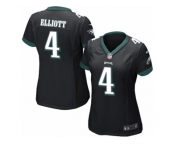 Women Nike Philadelphia Eagles #4 Jake Elliott Game Black Alternate NFL Jersey