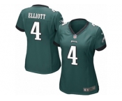 Women Nike Philadelphia Eagles #4 Jake Elliott Game Midnight Green Team Color NFL Jersey