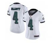 Women Nike Philadelphia Eagles #4 Jake Elliott White Vapor Untouchable Limited Player NFL Jersey