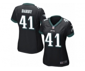 Women Nike Philadelphia Eagles #41 Ronald Darby Game Black Alternate NFL Jersey