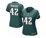 Women Nike Philadelphia Eagles #42 Chris Maragos Game Midnight Green Team Color NFL Jersey Women Nike Philadelphia Eagles #42 Chris Maragos Game Midnight Green Team Color NFL Jersey