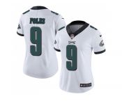 Women Nike Philadelphia Eagles #9 Nick Foles White Stitched NFL Vapor Untouchable Limited Jersey