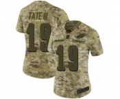 Women's Nike Philadelphia Eagles #19 Golden Tate III Limited Camo 2018 Salute to Service NFL Jersey