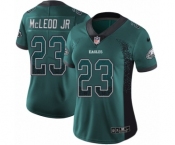 Women's Nike Philadelphia Eagles #23 Rodney McLeod Limited Green Rush Drift Fashion NFL Jersey