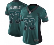 Women's Nike Philadelphia Eagles #73 Isaac Seumalo Limited Green Rush Drift Fashion NFL Jersey Women's Nike Philadelphia Eagles #73 Isaac Seumalo Limited Green Rush Drift Fashion NFL Jersey