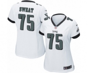 Women's Nike Philadelphia Eagles #75 Josh Sweat Game White NFL Jersey
