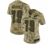 Women's Nike Philadelphia Eagles #79 Brandon Brooks Limited Camo 2018 Salute to Service NFL Jersey