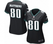 Women's Nike Philadelphia Eagles #80 Jordan Matthews Game Black Alternate NFL Jersey Women's Nike Philadelphia Eagles #80 Jordan Matthews Game Black Alternate NFL Jersey