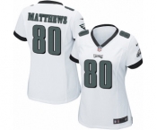 Women's Nike Philadelphia Eagles #80 Jordan Matthews Game White NFL Jersey Women's Nike Philadelphia Eagles #80 Jordan Matthews Game White NFL Jersey